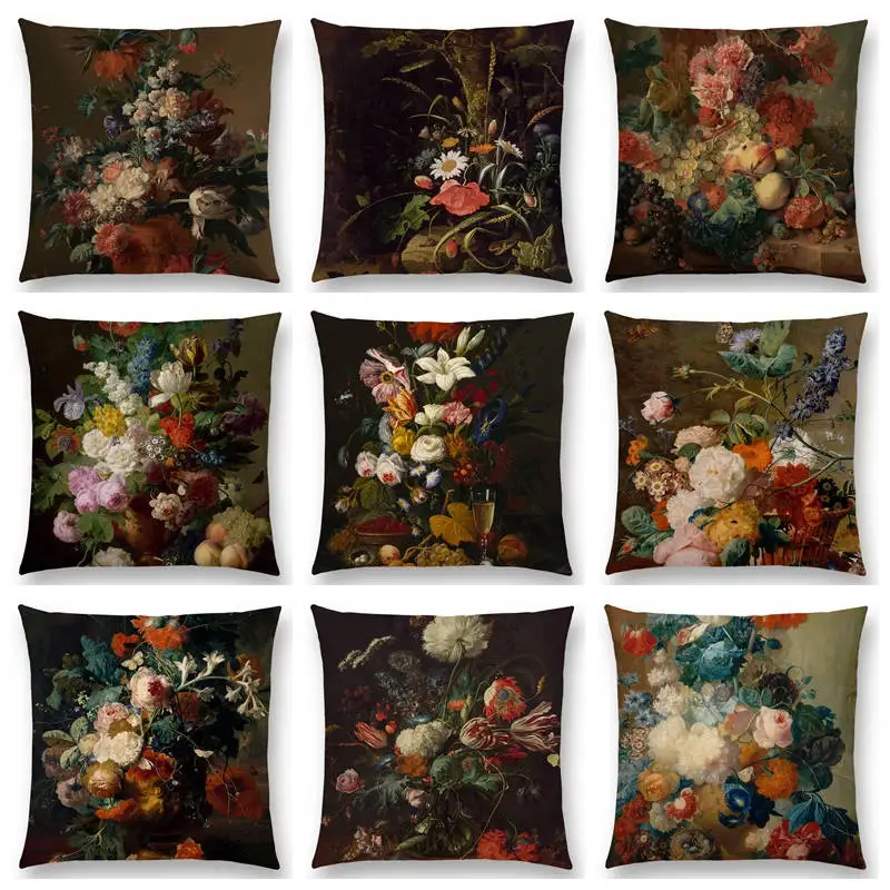 Классические цветы и растения натюрморт цветоводство ваза лист Фрукты Картина