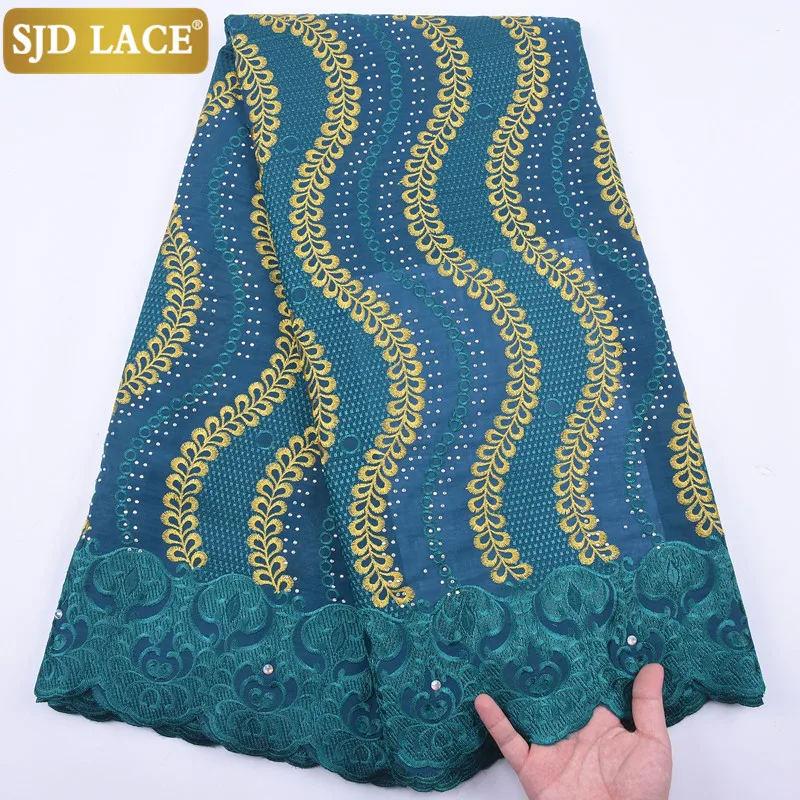 SJD Кружева 5 ярдов швейцарская вуаль кружева в Швейцарии с отверстиями для ушей