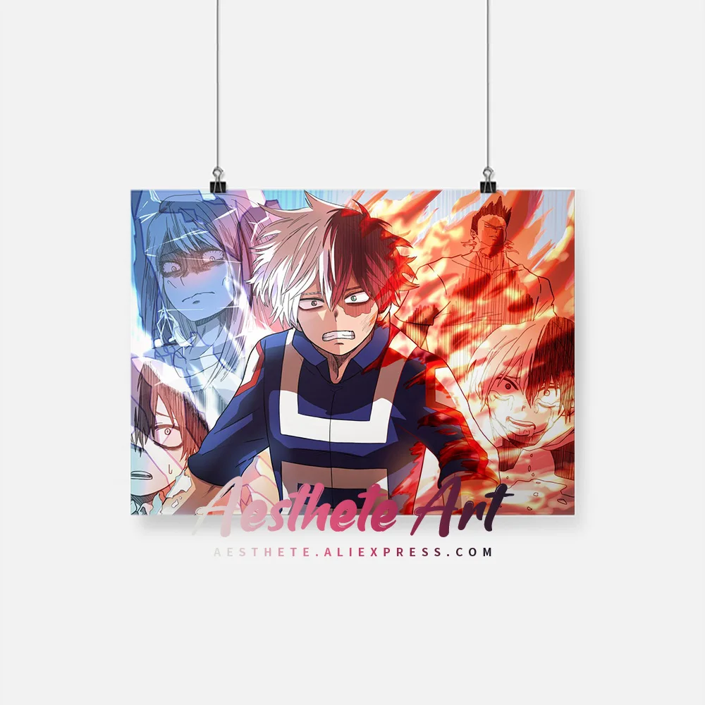 

My Hero Academia Shoto Todoroki BNHA Anime Decoration Home Decor Canvas Painting Living Room Wall Art Pictures Posters Prints