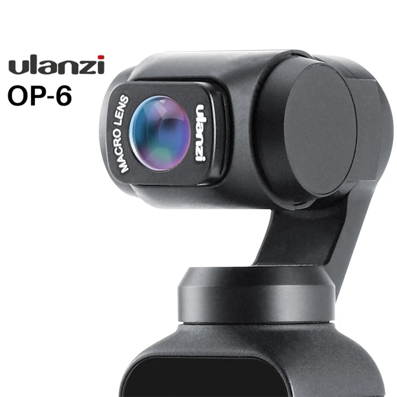 Ulanzi 1 комплект Op-5 Op-6 Широкоугольный макро объектив для Dji Osmo Pocket 10X Hd 4K карданный