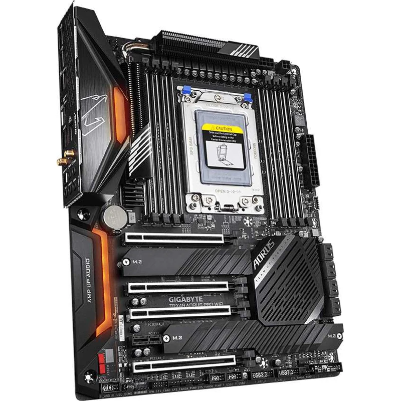 Материнская плата GIGABYTE TRX40 AORUS PRO WIFI Socket TR4 AMD ATX Ret|Материнские платы| |
