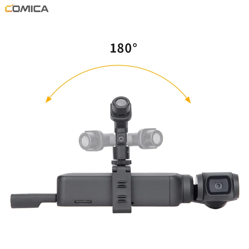 Стереомикрофон Comica кардиоидный конденсаторный микрофон для экшн камеры видео DJI