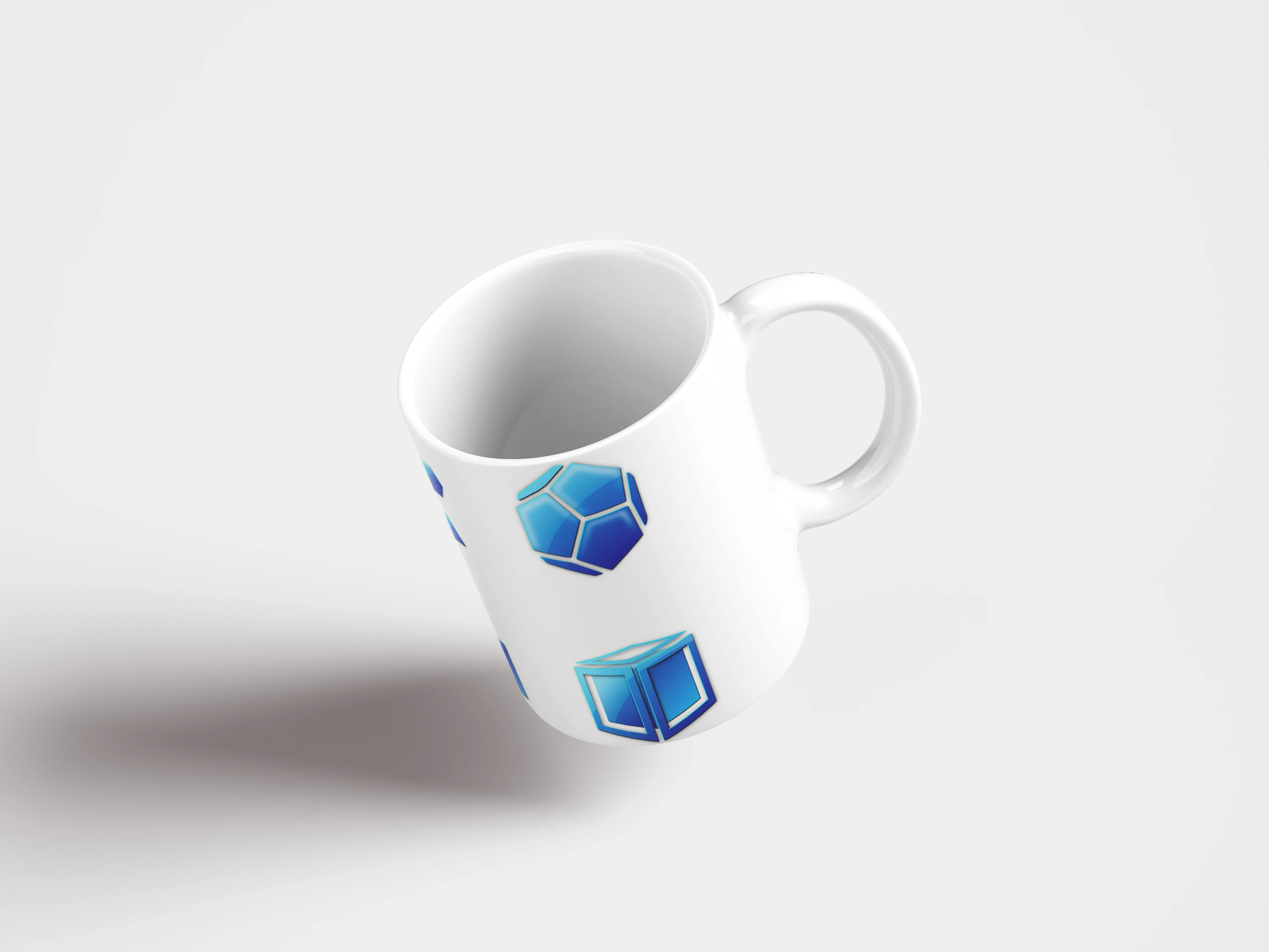 Mug &quotdodecahedron geometry shape" 320 ml mug dodecahedron shape | Дом и сад