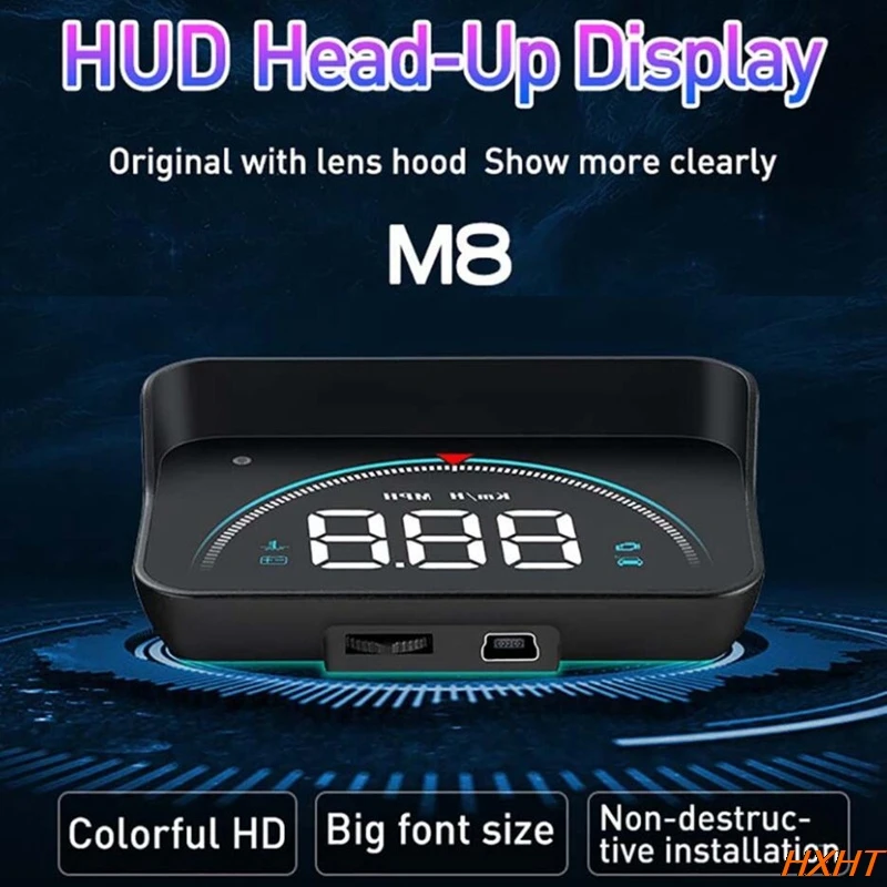 Автомобильный проектор M8 OBD2 II EUOBD системы Предупреждение о превышении скорости |