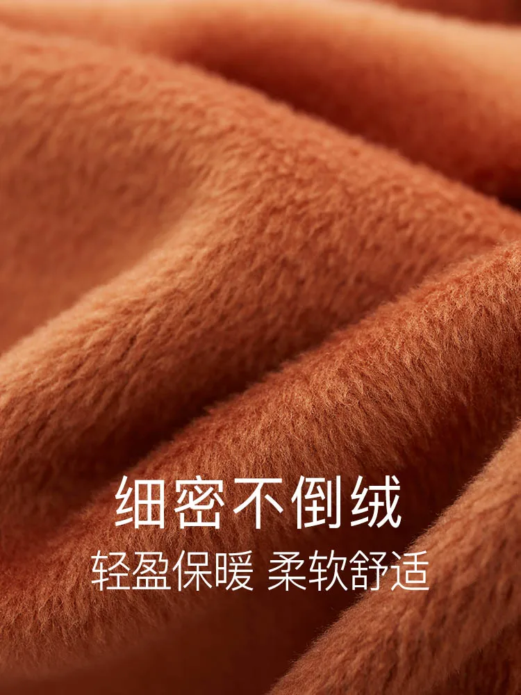 Брюки женские Зимние флисовые с эластичной талией и вышивкой 12030441