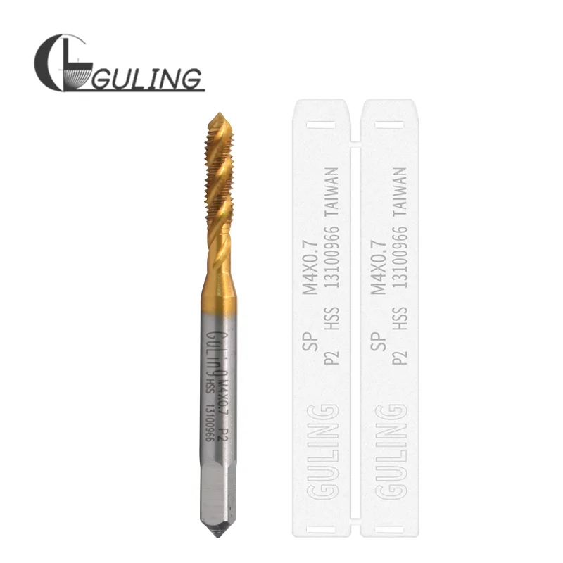 

HSS Metric With TIN Spiral Fluted Tap M2 M2.5 M3 M4 M5 M6 M8 M10 M12 M16 M18 M20 X0.4 X0.7 X1.5 X2 Machine Screw Thread Taps