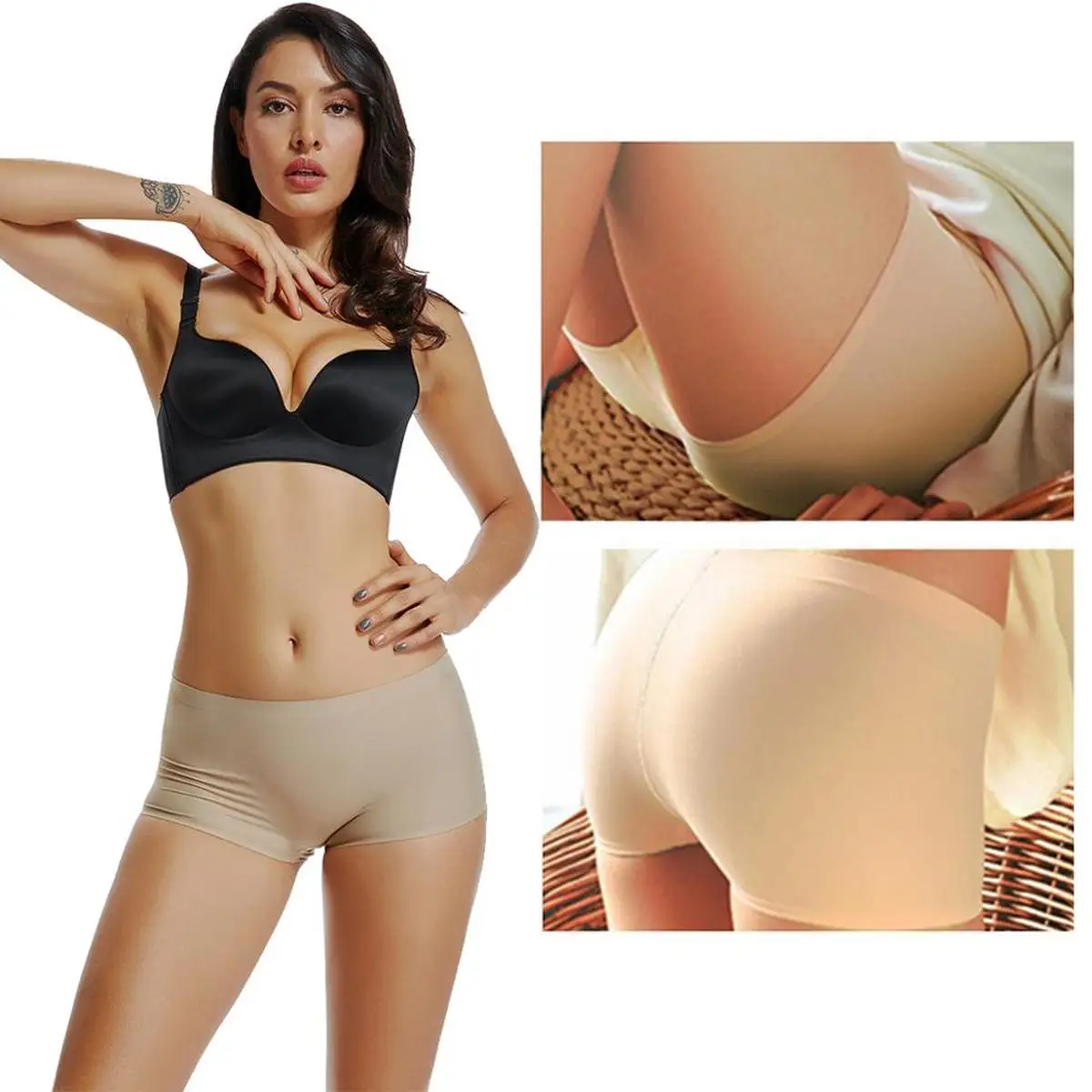 2 шт. женское нижнее белье бесшовные трусы для мальчиков сексуальные короткие