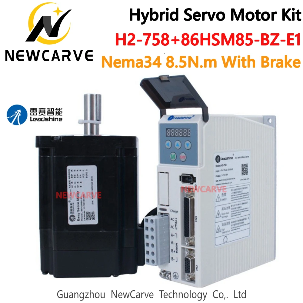 Leadshine H2-758 2-фазный Гибридный Серводвигатель шагового двигателя NEMA 34 86HSM85-BZ-E1 8.5NM с