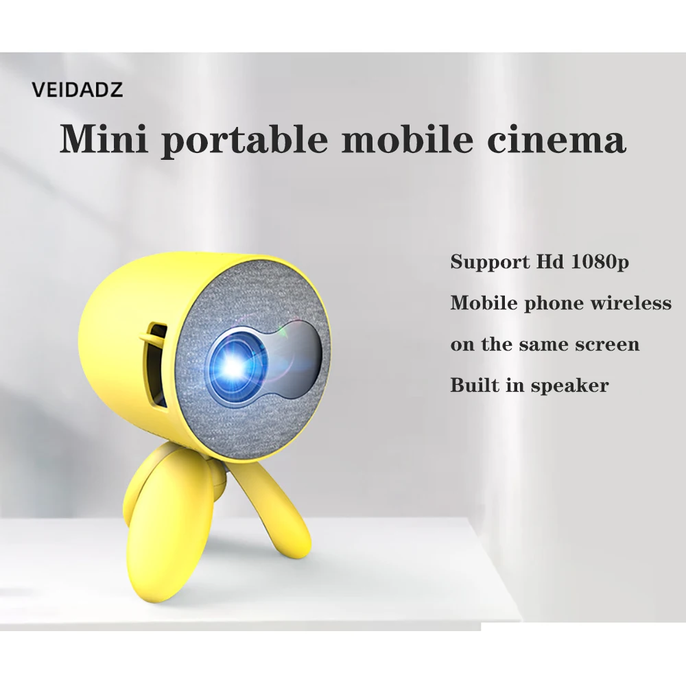 

YG220 mobile phone wireless smart mini projector home HD 1080P portable small