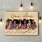 Плакат афроамериканской черной девушки, модная девушка, гордость, настенное искусство, Современная Картина на холсте, гостиная, скандинавский Декор для дома