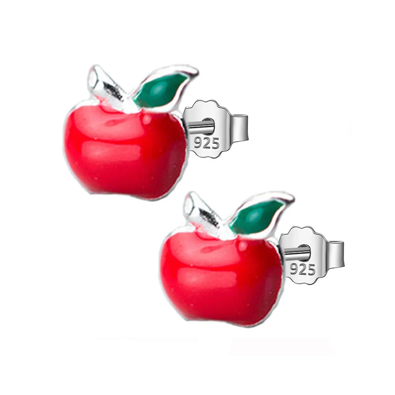 DS605 Trusta 925 пробы серебряные женские ювелирные изделия Модные милые миниатюрные Асимметричные карамельные серьги с буквой для дочек девочек DS584 - Окраска металла: DS605