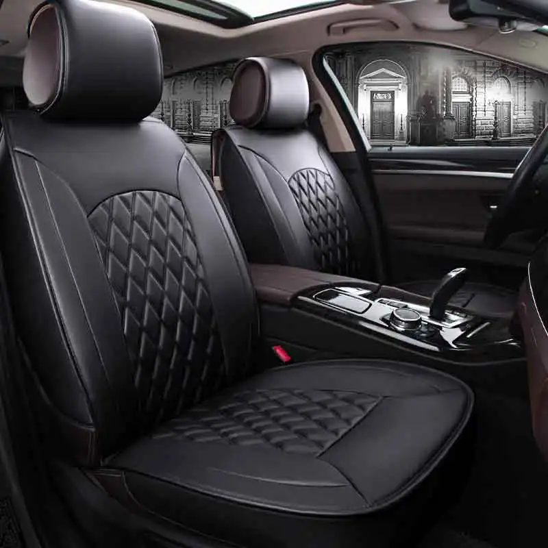 Набор кожаных автомобильных сидений чехлы для mitsubishi outlander 3 xl Star ex mirage Cross j3 j5 j6 s2 s3