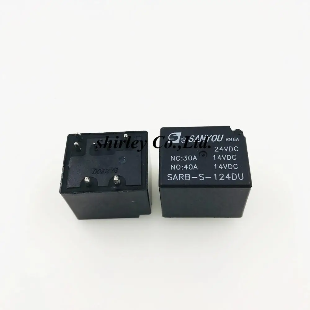 Доставка 10 шт. 100% оригинальные новые автомобильные реле SANYOU SARB S 124DU 7pin 40A 30A 14VDC
