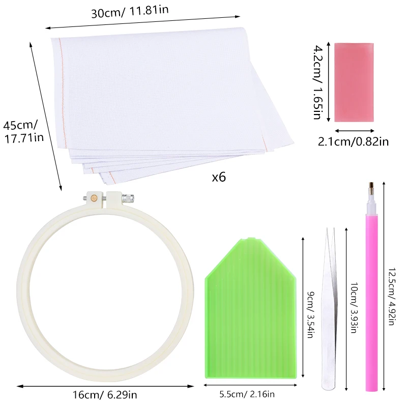 Набор инструментов для вышивки крестиком RORGETO аксессуары алмазной живописи
