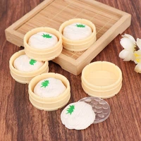 1set 112 dollhouse miniature noodle steamer bowl plate doll mini chinese cuisine kitchen pretend play toy