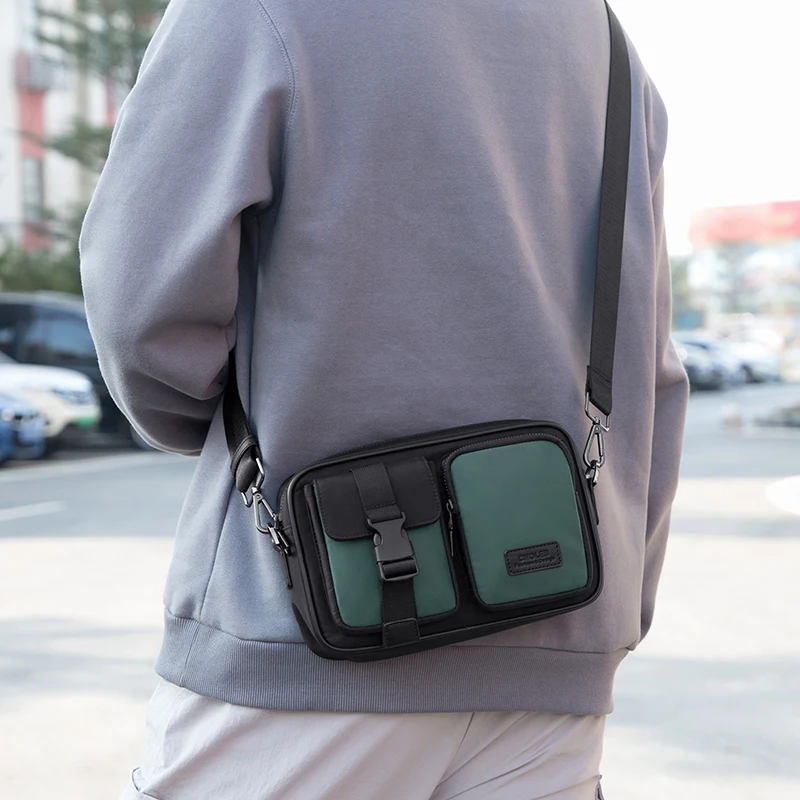 

Мужские сумки через плечо, сумка-почтальонка, нейлоновая утолщенная холщовая мужская сумка через плечо, мужские деловые повседневные сумки