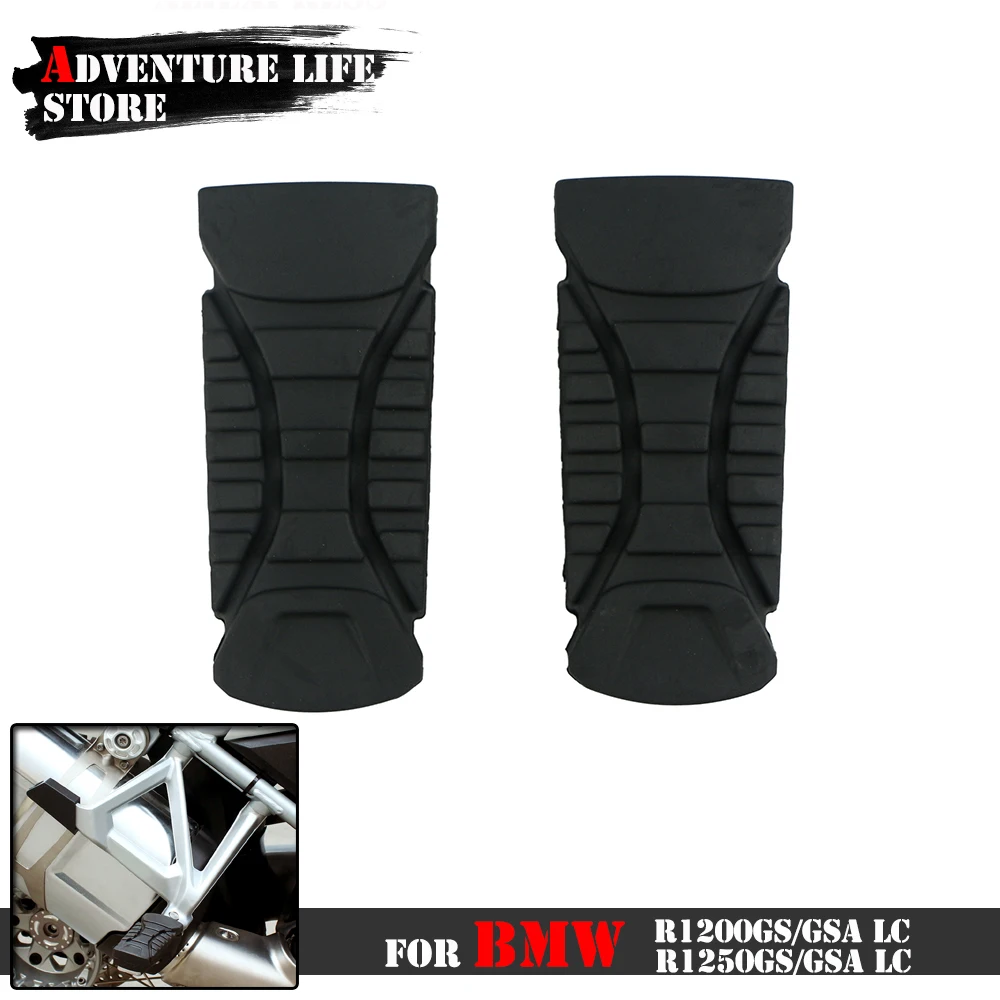 

Motorcycle Rear Footpegs Plate Footrest Rubber Pad Cover Universal For BMW R1200GS LC Adventure R1200 GS ADV R1250GS R 1250 GS
