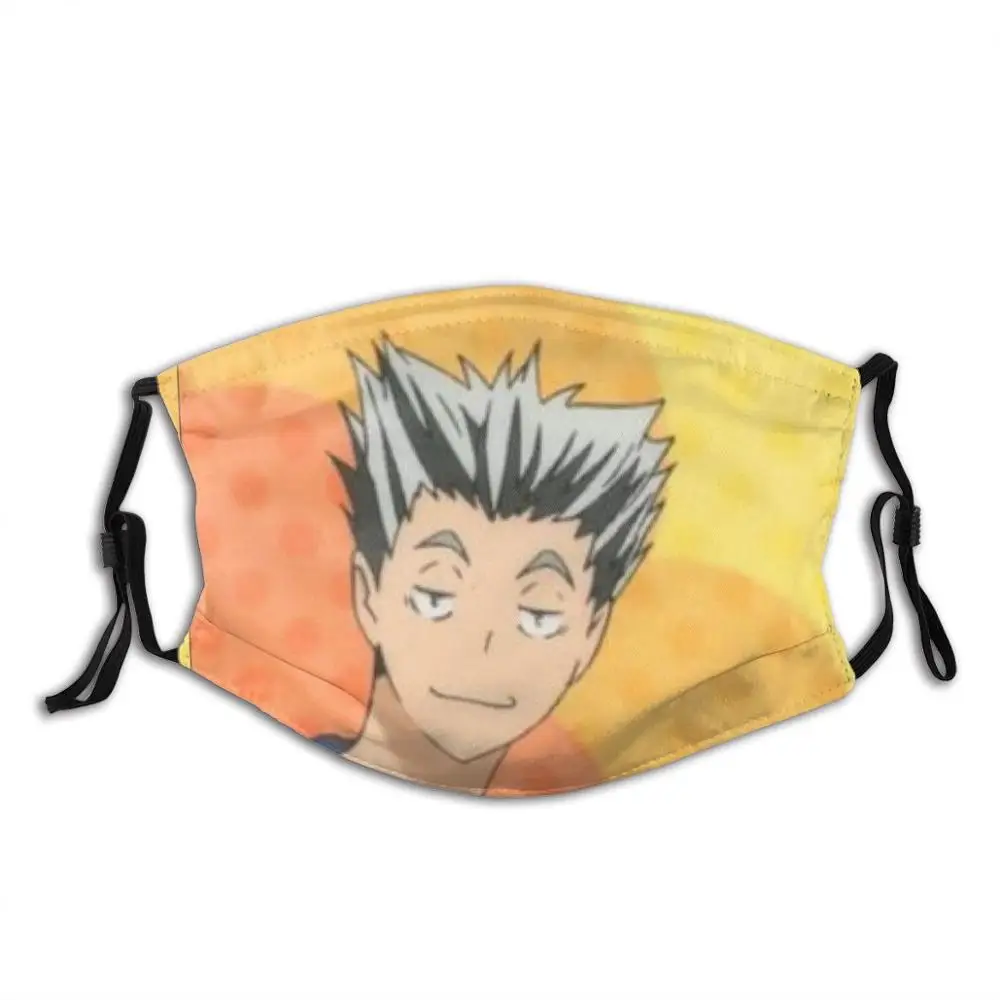 Haikyuu Bokuto Diy маска для лица взрослых и детей Oya Аниме забавная наклейка | Аксессуары