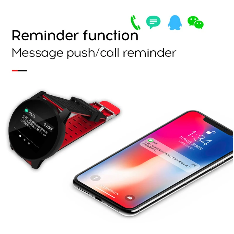 

MAFAM Smart Watch Sport Watch Fitness Tracker IP67 Waterproof Smartwatch Running Cycling Mountaineering For IOS Android Watch