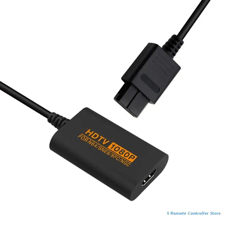 BX0E Retro Game Console Video Adapter 1080P HDMI-compatible Converter Signal Conversion Support PAL/NTSC for N64/SNES/SFC/NGC | Компьютеры