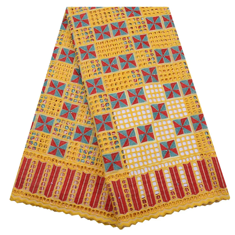 Мягкие отверстия африканская швейцарская вуаль кружево в Швейцарии удобная