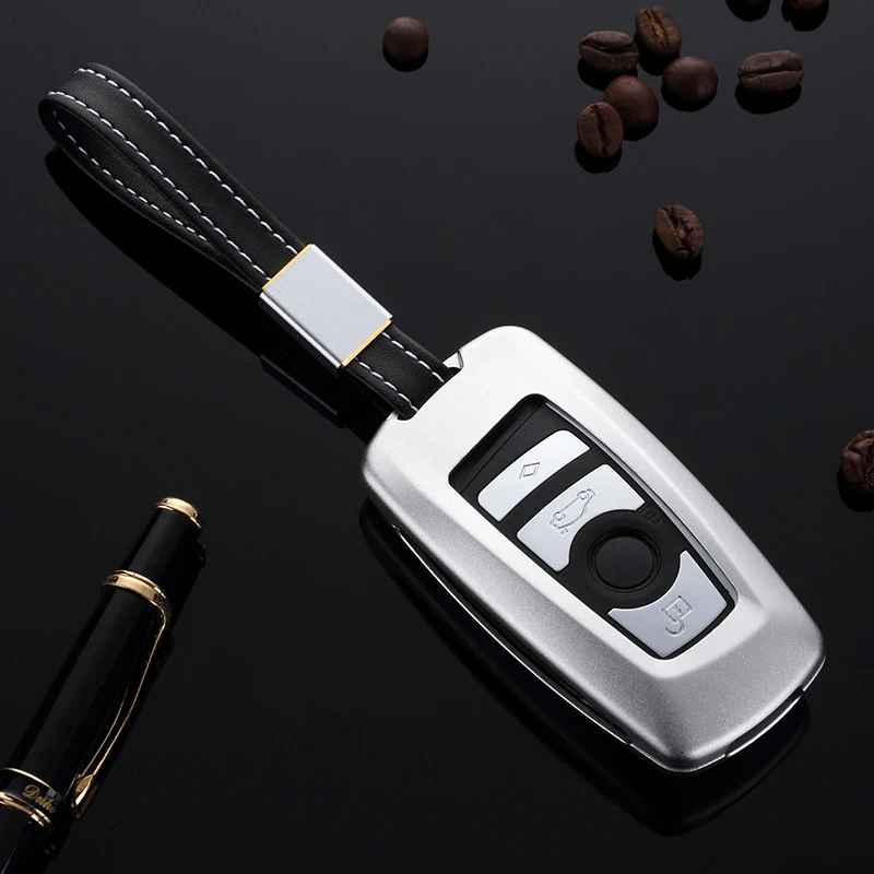 

For BMW 520 525 730li 740 118 320i 1 3 5 7 Series X3 X4 M3 M4 M5 keychain Aluminum Alloy Car Key Cover Case Fob Frame