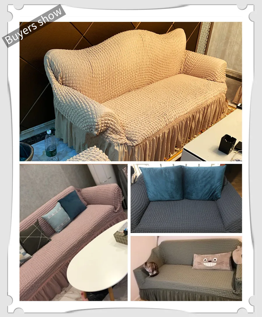 Эластичный чехол для 1/2/3/4-местного дивана мягкие тканевые кружевные Чехлы