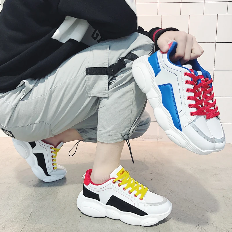 

Shoes Men Sneakers 2019 Fashion Sneakers Men Fashion Breathable Casual Shoes Sapato Masculino Male Casual Shoes V16-43