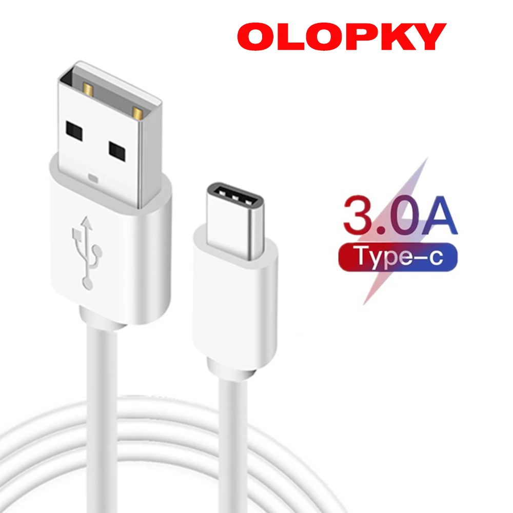 Кабель USB Type-C для быстрой зарядки Oukitel K10 K6 Blackview BV9900, BV9900E, BV9600, BV6600 Pro UMIDIGI BISON, 3 А