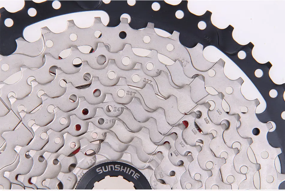 SUNSHINE 11 S 11-50T 11 Скорость свободного хода BMX горный велосипед кассета маховик Аксессуары для велосипеда Совместимость с SL-M9000 M8000