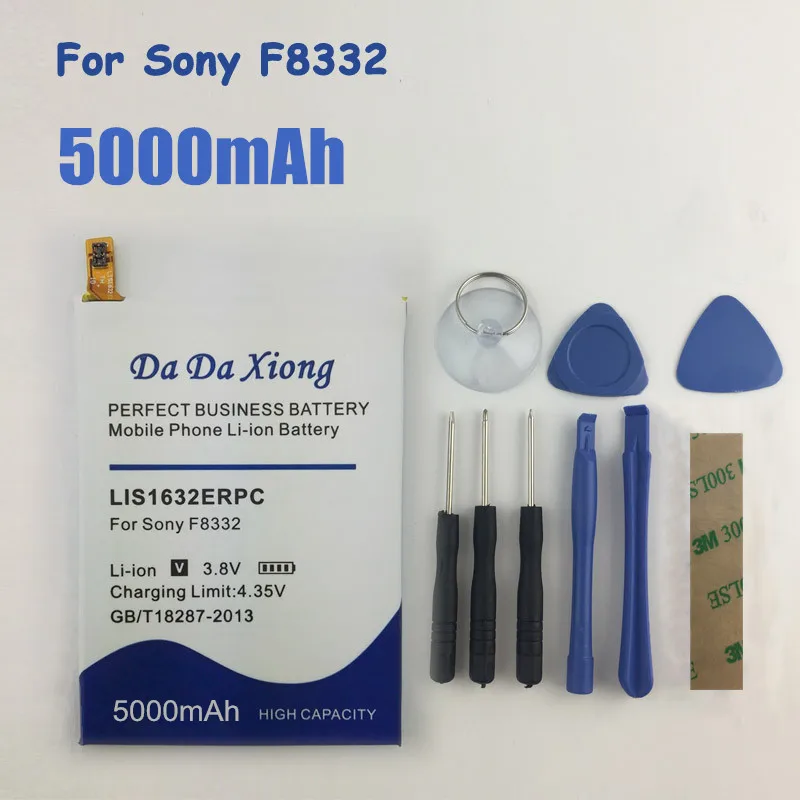 Аккумулятор 5000 мАч LIS1632ERPC для Sony Xperia XZ Dual Sim F8332 XZs F8331|battery for|battery for sonybattery sony xperia |