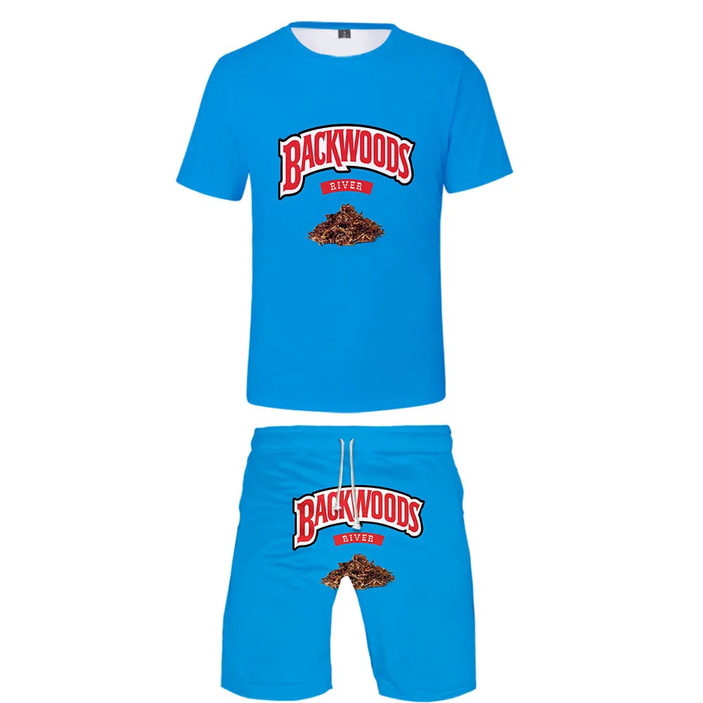 

Trendy Foods Backwoods Honey Berry Two Pieces Sets Men 3D T Shirts+Shorts Suit Fashion Men Summer Short sleeve suit Men Clothing