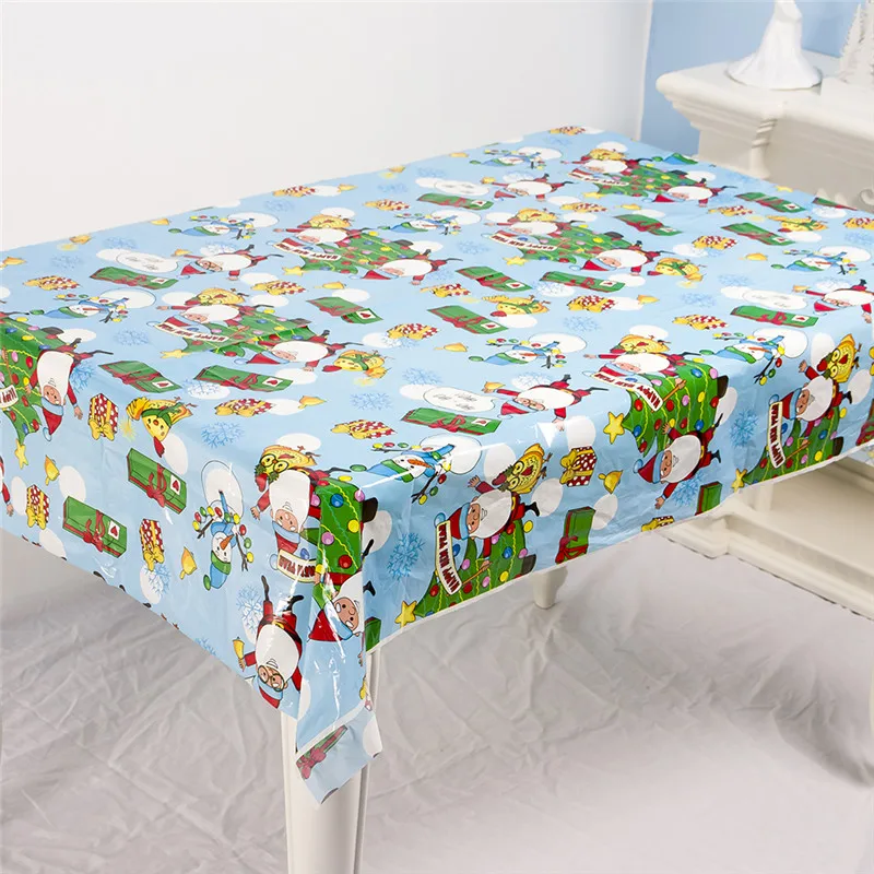 Рождественская Декоративная скатерть для столовой кухни хлопчатобумажная стола