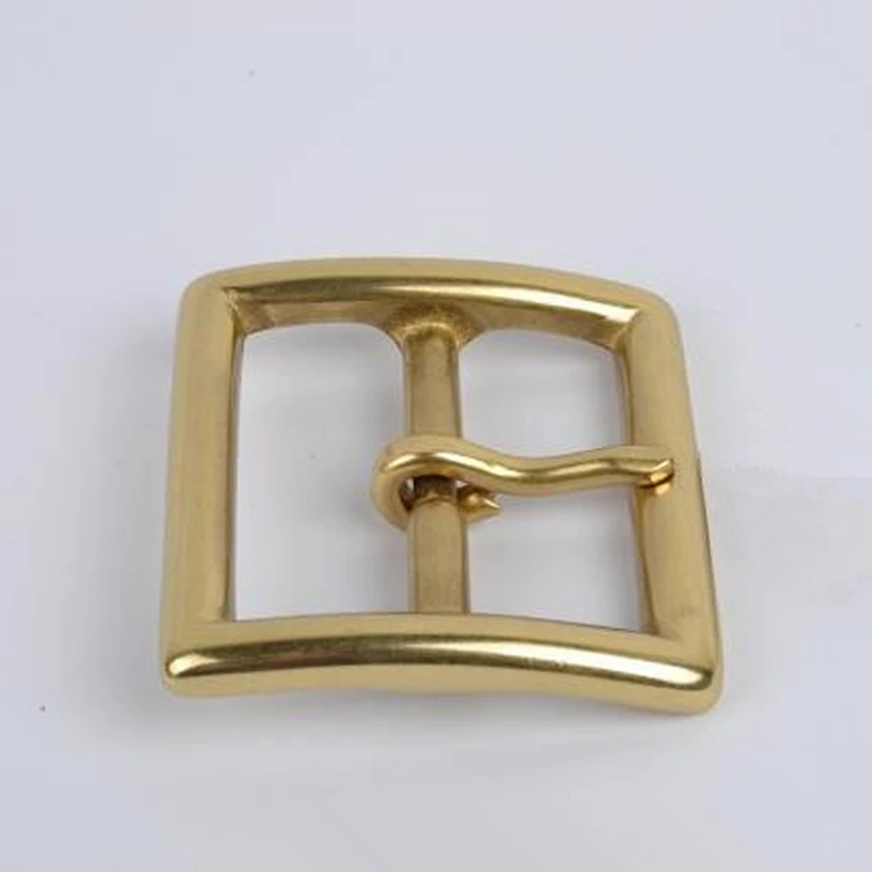 Модная однотонная латунная пряжка ремня мужские аксессуары для джинсов и одежды