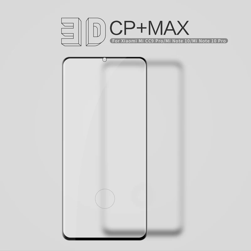 Защитное стекло Nillkin CP + MAX закаленное 3d-стекло с полным покрытием для Xiaomi MI CC9 Pro Note
