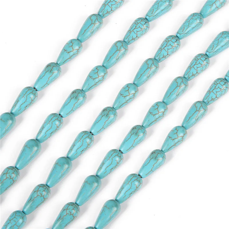 Зеленый натуральный камень бусины бирюзы свободный браслет с бусинами бусы для