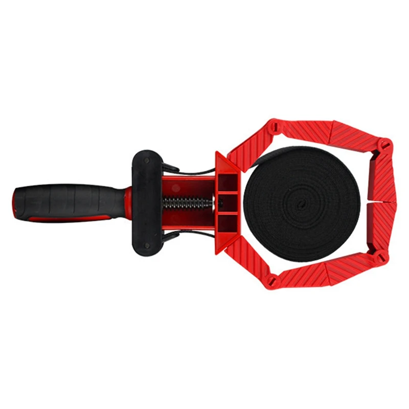 

Multi-Purpose Binding Clamp Woodworking Jigsaw Clamp Nylon Strap Clamp Tool Polygon Angle Clamp