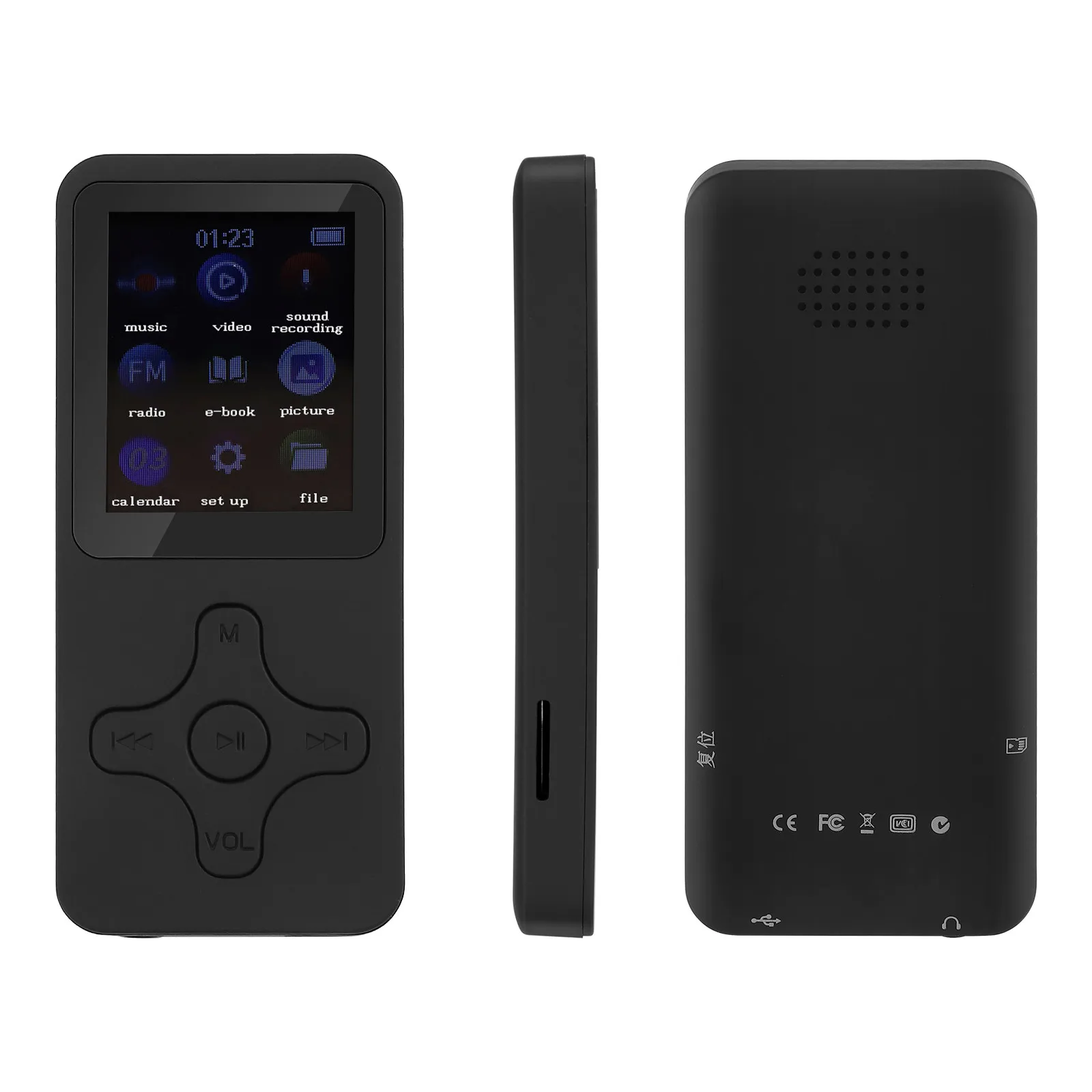 Mp3-плеер мини-музыкальные Плееры новый спортивный MP3-плеер с Bluetooth портативный