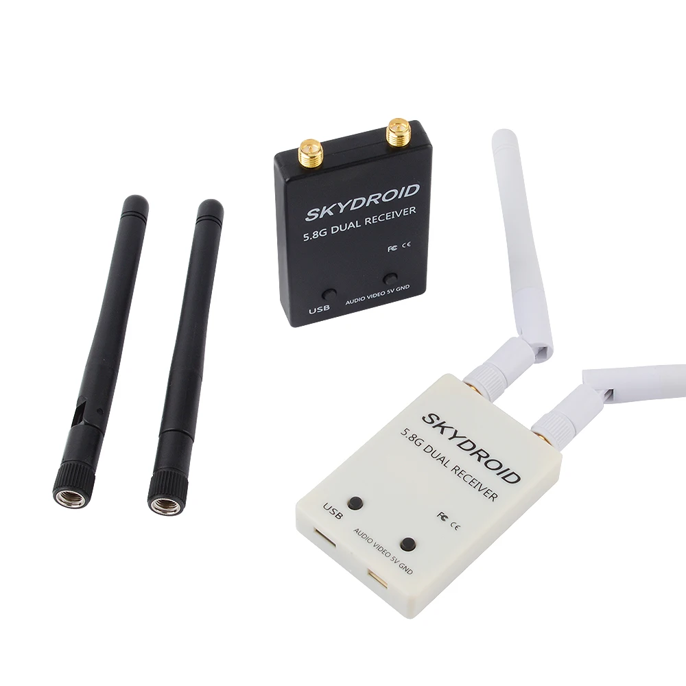 Skydroid UVC двойной антенный приемник управления OTG 5,8G 150CH полный канальный FPV приемник W/аудио для Android смартфонов