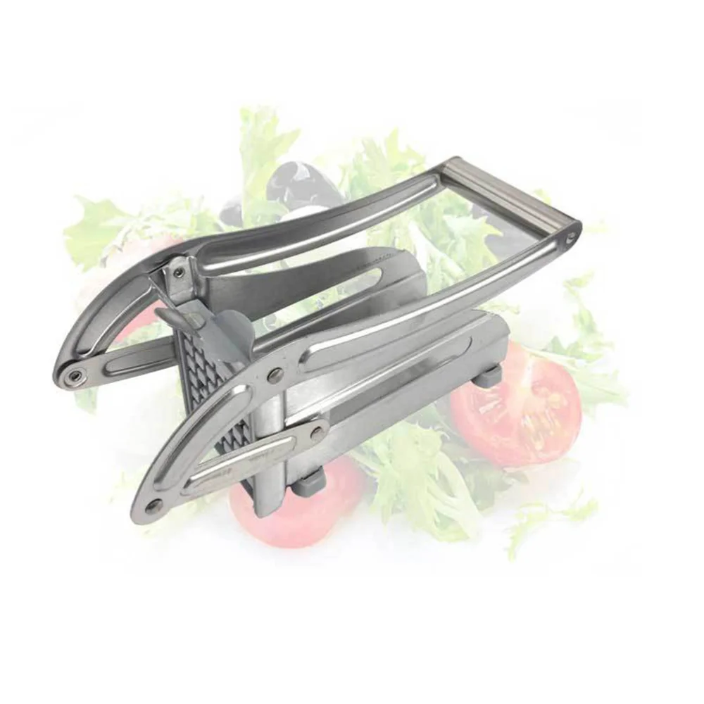 

Stainless Steel Potato Chipper Vegetable and French Fry Cutter French Fry Chips Cutter Slicer Chopper