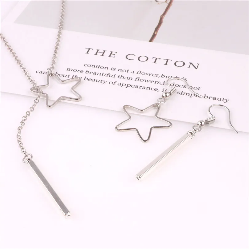 Набор ювелирных украшений для женщин многослойное ожерелье с подвеской в виде