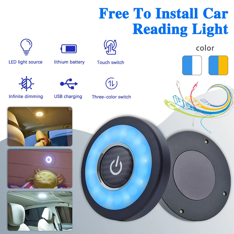 Сенсорный светодиодный ночник с эффектом обесцвечивания потолочный светильник