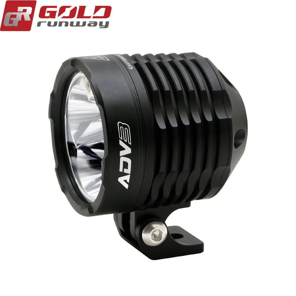 GOLDRUNWAY GR-ADV3 30 Вт XPL V5 12V led Пятно Света 12В для ближнего и дальнего света светодиодные противотуманные фары для мотоцикла