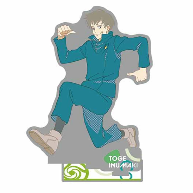 

Anime Jujutsu Kaisen Acrylic Figure Models Magan Itadori Yuji Inumaki Toge Ornaments Stand Plate Topper Fans Collection Gifts