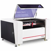 fully automatic red dot cnc laser engraving machine 9060 1390w 150w 300wtube water chiller cw6000 laser cutting machine for ss