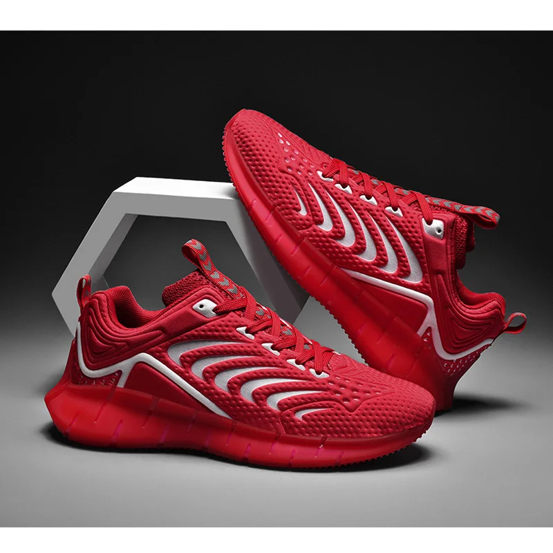 

High Quality Mesh Winter And Autumn Fashion Men's Sports Shoes Breathable Running Shoes Outdoor Non-slip Wear-resistant Sneakers