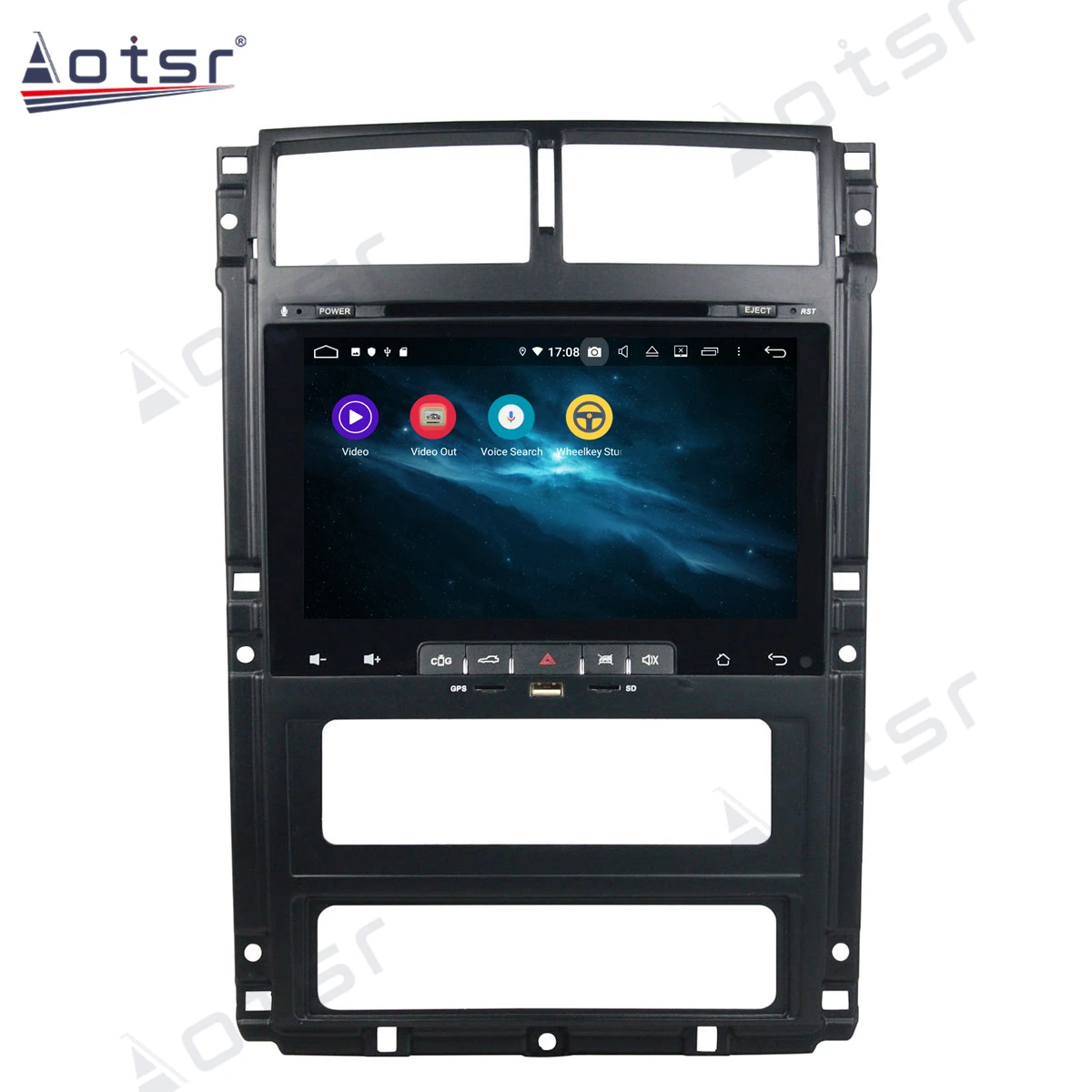 

Aotsr Android 10.0 4+64GB Car Radio Player GPS Navigation Car Stereo HD Multimedia Head Unit For Peugeot 405 2008-16 DSP Carplay