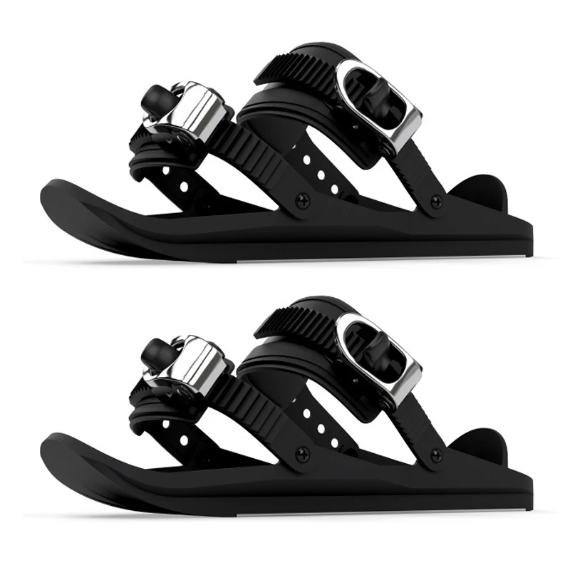 

Mini Ski Skates For Snow Short Skiboar Skiing Shoes Outdoor Travel Snowboarding Shoe Attach To Boots Unisex Waterproof Snow Shoe