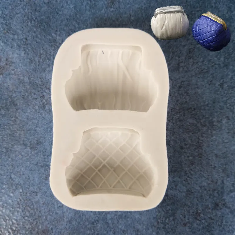 Женская 3D стерео сумка кошелек помадка торт Силиконовая форма сухой Паис