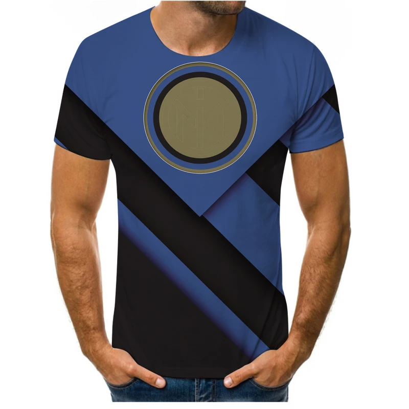 

2021 fashion new all kinds of solid color 3D printing men's street and lane trend T-shirt pattern clothing